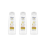 3 Bottles of Dove DermaCare Anti Dandruff Shampoo with Pyrithione Zinc