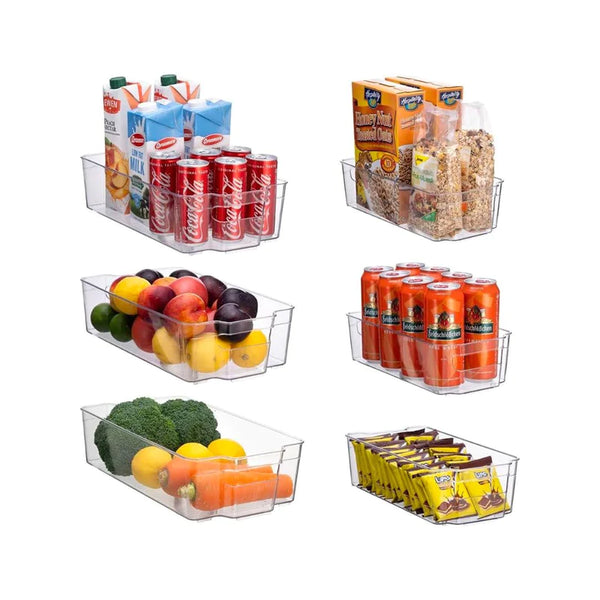 6 Refrigerator Organizer Bins