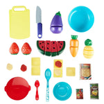 31 Piece Spark Create Imagine Fruit Vegetable & Pasta Toy Play Set