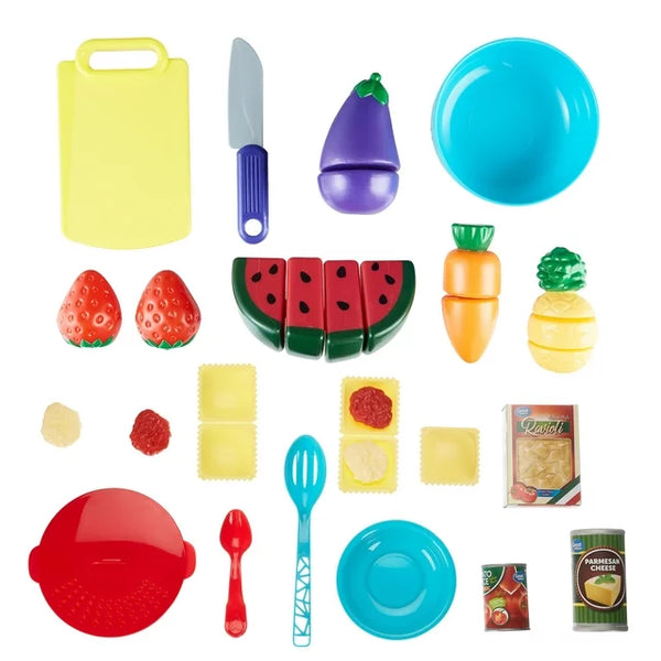 31 Piece Spark Create Imagine Fruit Vegetable & Pasta Toy Play Set