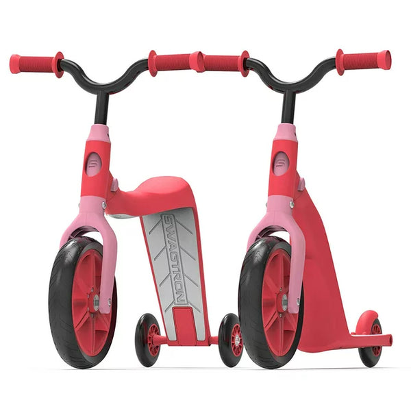 Swagtron K6 Convertible 4-in-1 Toddler Scooter & Balance Bike