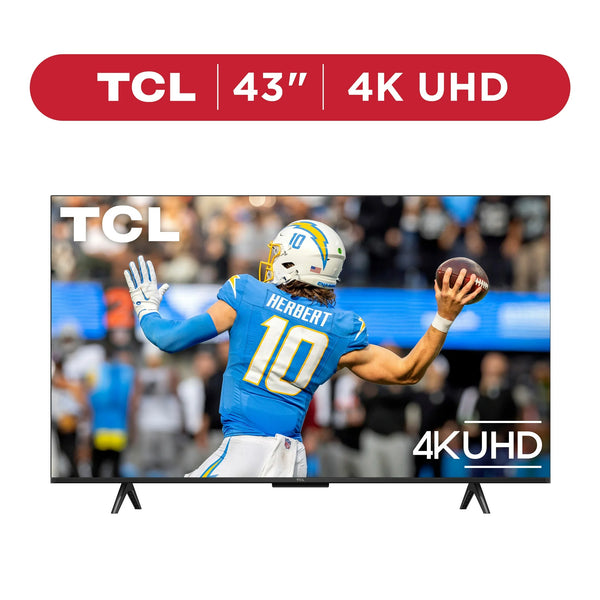 TCL 43" S Class 4K UHD HDR LED Smart TV with Google TV