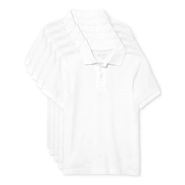 5 The Children's Place Boys Short-Sleeve Polos (2 Colors)