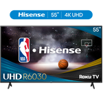 Hisense 55″ Class R6 Series 4K UHD Roku 2024 Smart TV