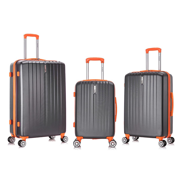3-Piece Rockland Hardside Luggage Sets (18 Colors)