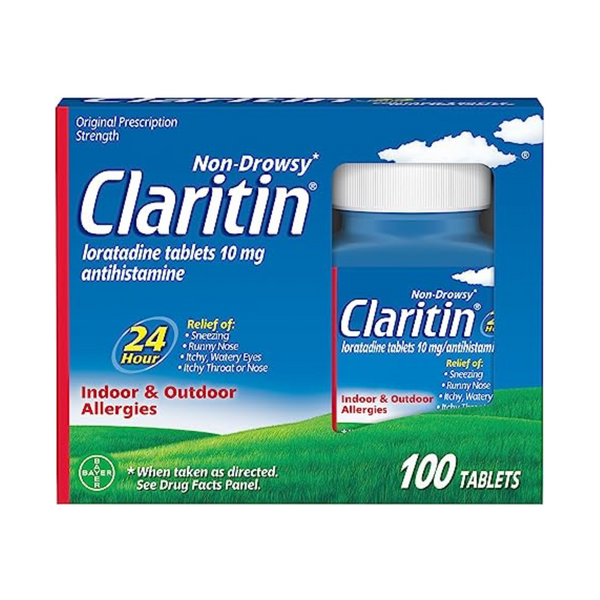 100-Ct Claritin Non-Drowsy 24 Hour Allergy Medicine