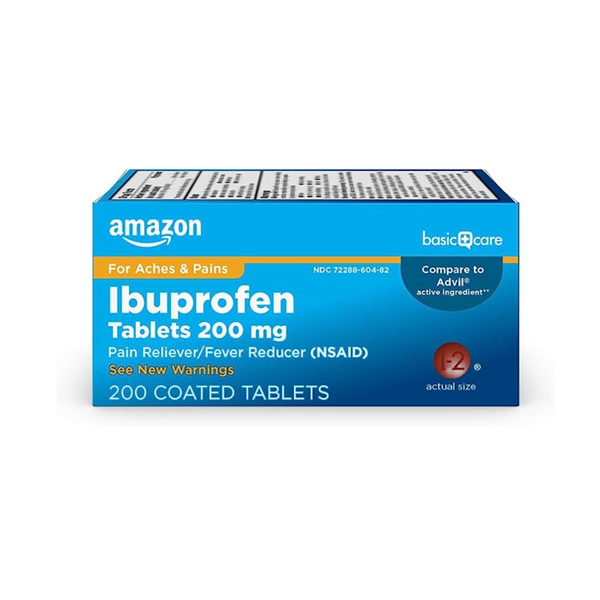 Amazon Basic Care Ibuprofen Tablets (200 Count)