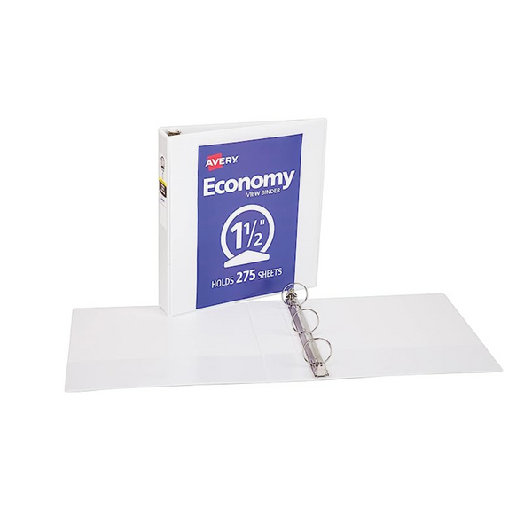Carpeta Avery de 3 anillas con vista económica de 1,5 ″