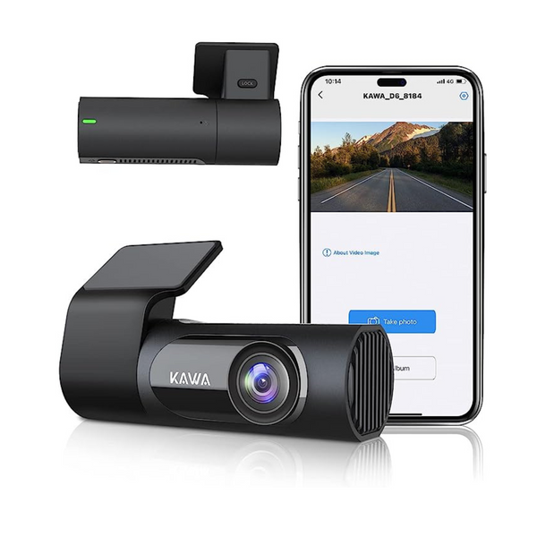 WiFi Dash Camera with Hand-Free Voice Control, Night Vision & More