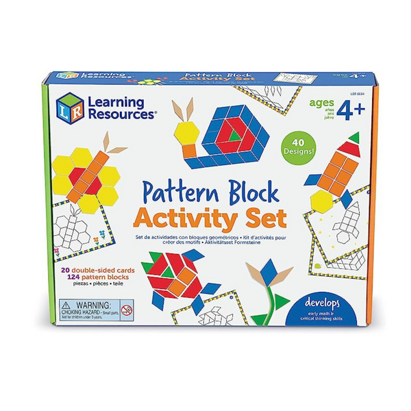 Learning Resources 164 Pcs Pattern Block Activity Set