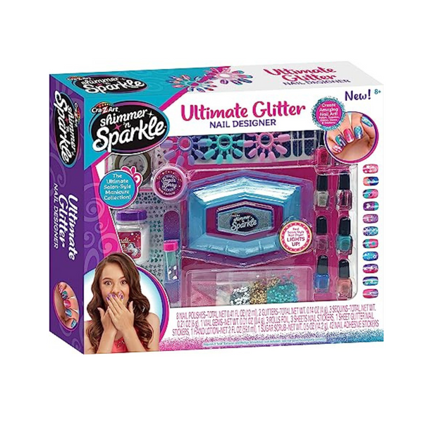 Cra-Z-Art Shimmer’n Sparkle Ultimate Glitter Nail Designer Kit