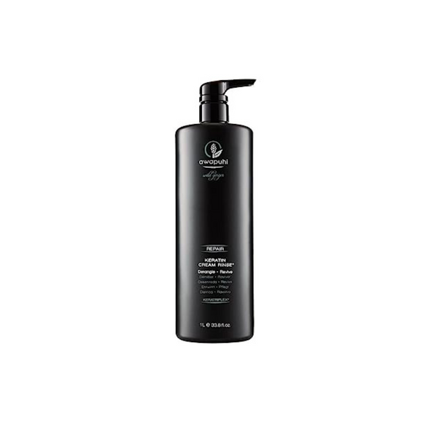 Acondicionador de enjuague en crema de queratina y jengibre salvaje Paul Mitchell Awapuhi de 33.8 onzas
