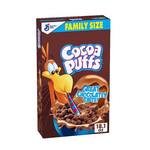 Caja familiar de cereales para el desayuno Cocoa Puffs y caja de cereales para el desayuno crujientes con tostadas y canela