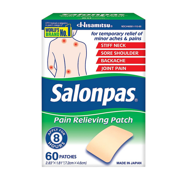 60-Ct Salonpas Pain Relieving Patches