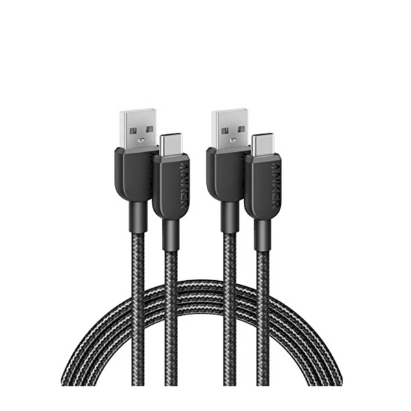 2 Pack Of Anker USB C 6′ Nylon Charger Cables