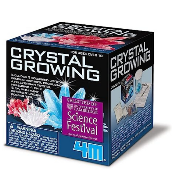 Kit científico de cultivo de cristales 4M - 3 cristales de colores