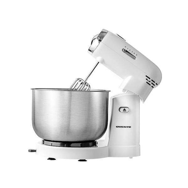 Batidora eléctrica de cocina OVENTE con tazón extraíble de acero inoxidable de 3,5 cuartos