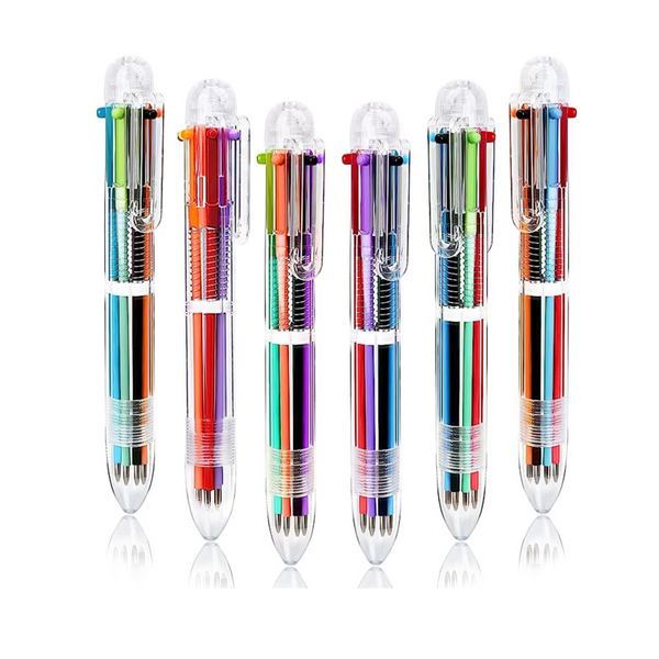 6-Pack Multicolor Pen In One