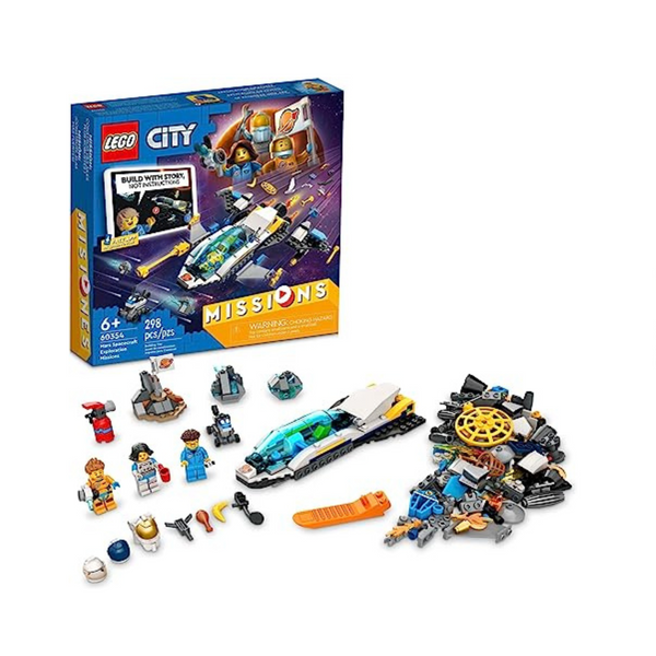 LEGO City Mars Spacecraft Exploration Missions Interactive Digital 298 Piece Building Set