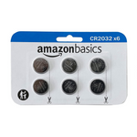 Amazon Basics CR2032 Lithium Coin Cell Batteries (Pack of 6)