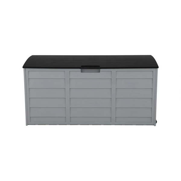 Caja de cubierta de almacenamiento de plástico para jardín al aire libre de 75 galones