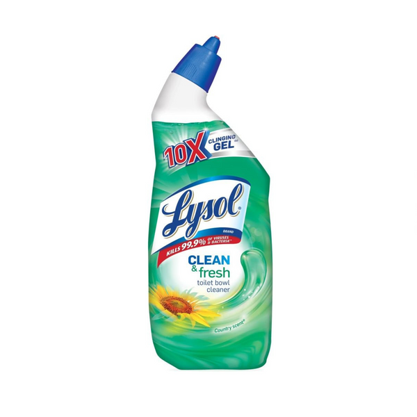 Lysol Toilet Bowl Cleaner Gel Forest Rain Scent 24oz Bottle