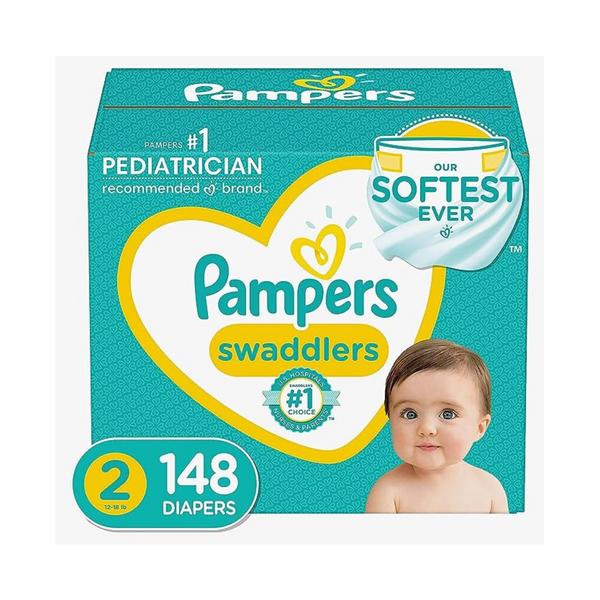 Pañales Pampers Swaddlers talla 2 de 148 unidades