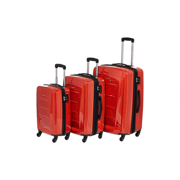 Samsonite Winfield 2 Equipaje rígido con ruedas giratorias, naranja, juego de 3 piezas