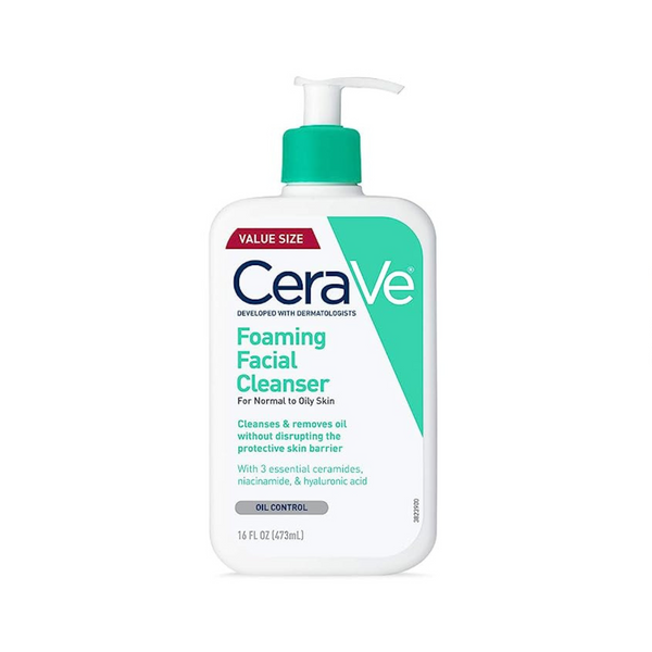 Limpiador facial en espuma CeraVe (16 onzas líquidas)