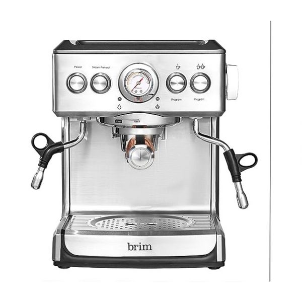 brim 19 Bar Espresso Machine with Milk Steamer and Frother