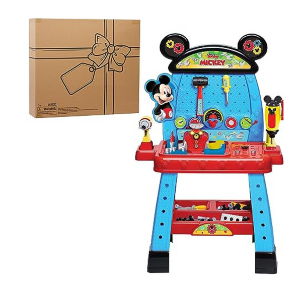 Banco de trabajo Disney Junior Mickey Mouse Funhouse de 43 piezas