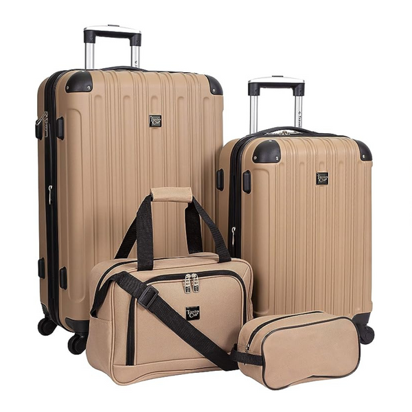 Travellers Club Midtown Hardside Juego de viaje con equipaje de 4 piezas