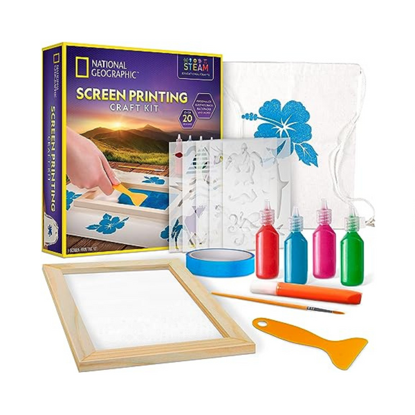 NATIONAL GEOGRAPHIC Kids Screen Printing Kit