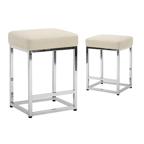 Juego de 2 taburetes de bar CangLong de 24 ″ con altura de mostrador