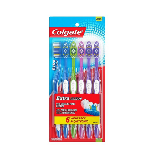Get 3 Packs of 6-Ct Colgate Extra Clean Toothbrush