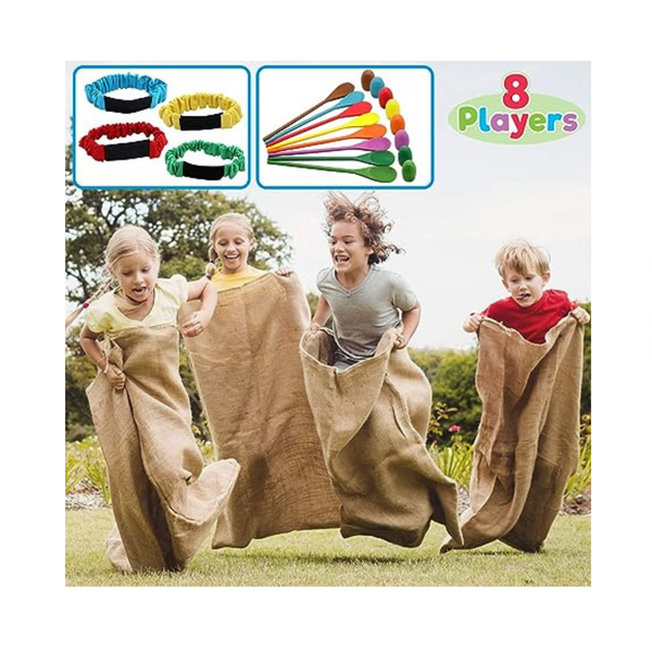 8 Players Carnival Games Potato Sack Race Bags