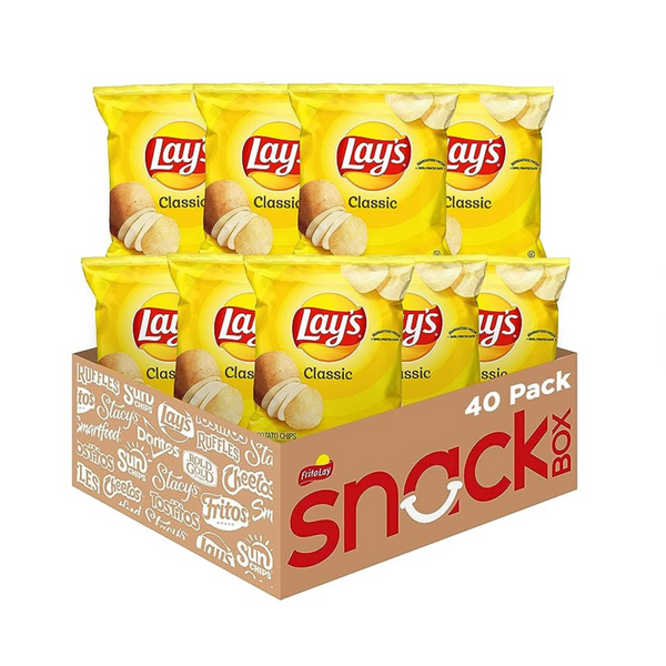 Pack of 40 Lay’s Classic Potato Chips