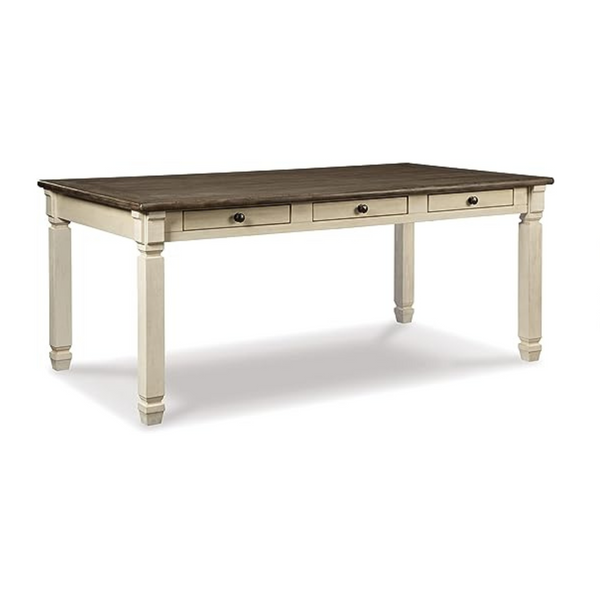 Signature Design by Ashley Bolanburg Farmhouse Dining Table with Drawers