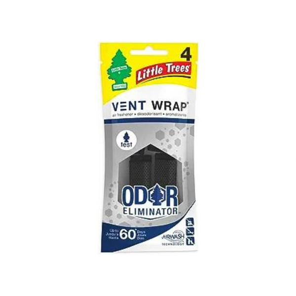 16 Little Trees Car Odor Eliminator Air Freshener Vent Wraps