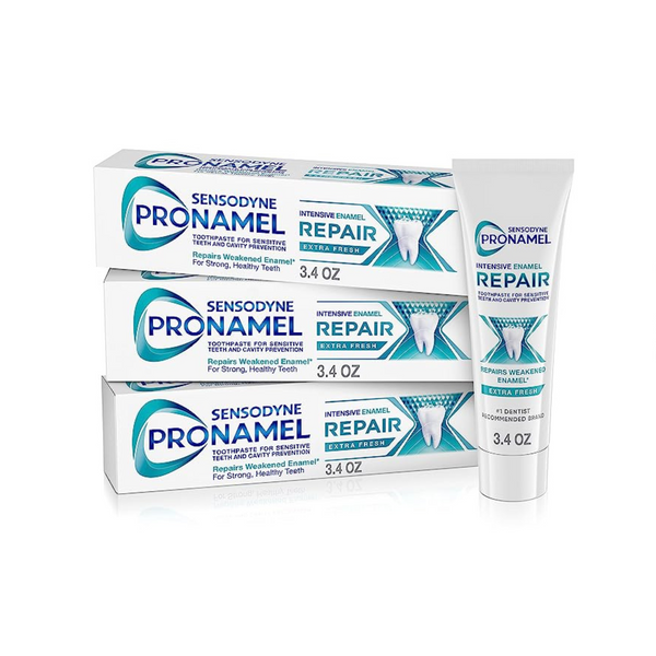 Obtenga entre un 30% y un 40% de descuento en pasta de dientes, cepillo de dientes, enjuague bucal y más Sensodyne