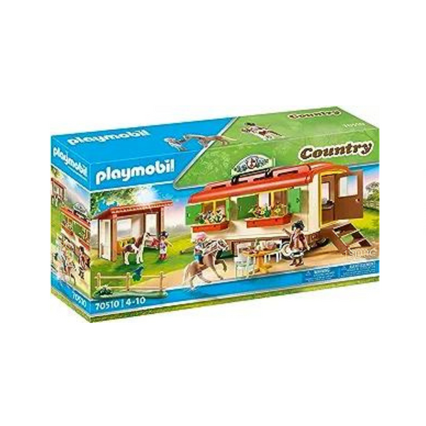 Playmobil Pony Shelter with Mobile Home
