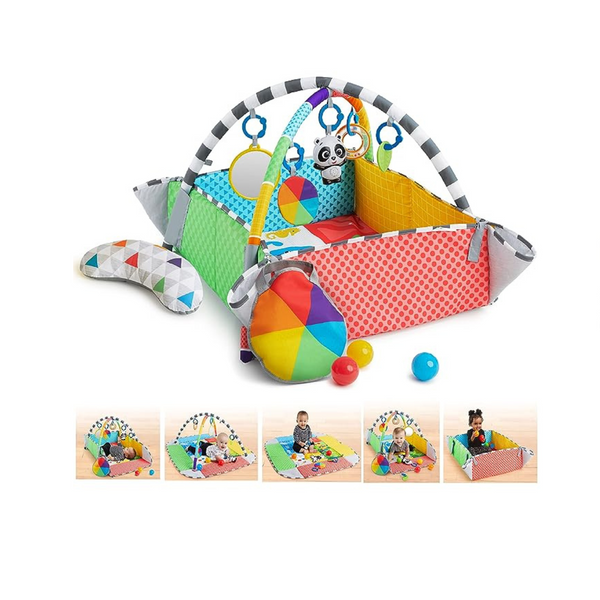Baby Einstein Patch’s Playspace Activity Play Mat & Ball Pit Gym with Music