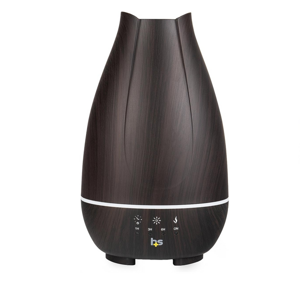 HealthSmart Essential Oil Cool Mist Humidifier and Aromatherapy Diffuser with 500ML Tank and 7 LED Light Colors