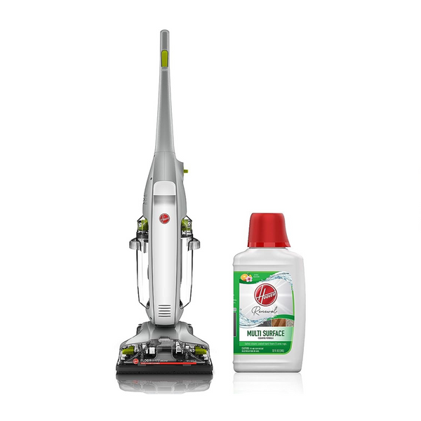 Hoover FloorMate Deluxe Hard Floor Cleaner Machine with Hoover Renewal Multi Surface Floor Cleaner