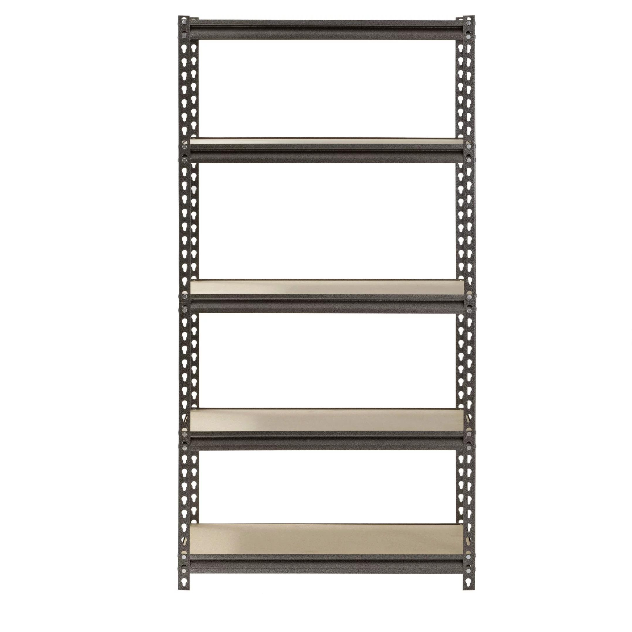 5Shelf Muscle Rack Steel Freestanding Shelves (30"W x 12"D x 60"H, Si