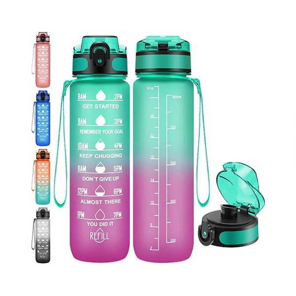 Esgreen Motivational Water Bottle 32 oz