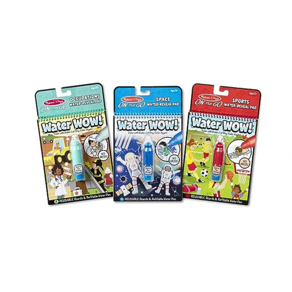 Melissa & Doug Water Wow! Water Reveal Pads (3-Pack)