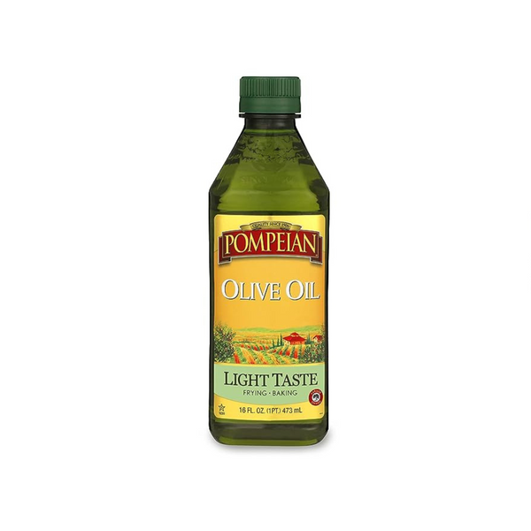 Pompeian Light Taste Extra Virgin Olive Oil 16oz Bottle