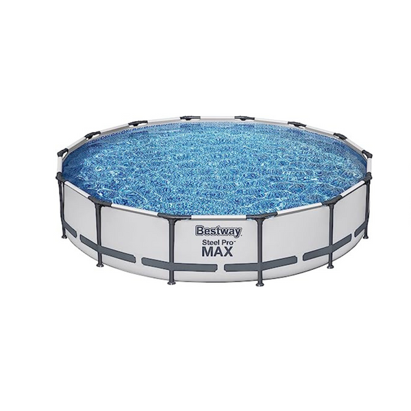 Bestway Steel Pro MAX 14′ x 33″ Round Above Ground Pool Set | Includes 530gal Filter Pump