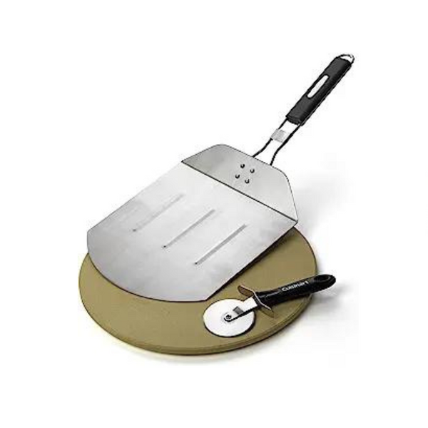 Cuisinart 3-Piece Stainless Steel Pizza Grilling Set
